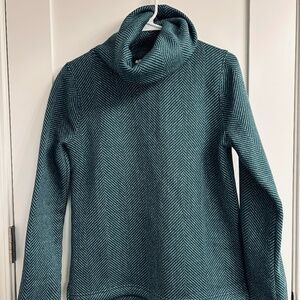 J. Crew Factory Fleece Cowl Neck Sweater